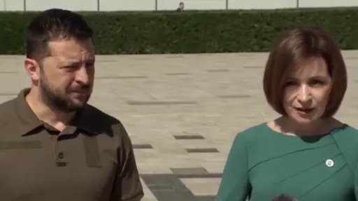 Maia Sandu și Vladimir Zelensky