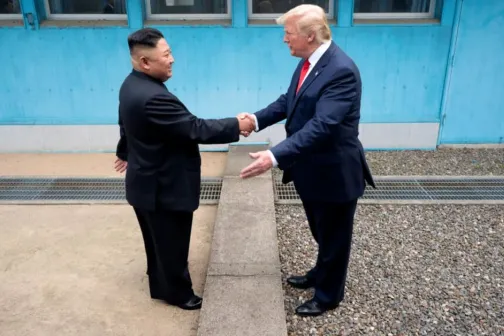 Donald Trump și Kim Jong Un, în 2019. Sursa foto: Hepta/Mediafax Foto